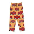 thumbnail image 4 of Junzan Red Cars Women'S Pajama Pants Drawstring Comfy Sleep Bottoms With Pockets, 4 of 9