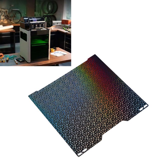 Placa De Construcción Para Impresora 3D, Plataforma De Cama Para Impresora 3D PEK H5H Fácil Desmoldeo 180 Grados Celsius Resistencia A Altas Temperaturas Flexible Para
