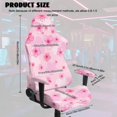 thumbnail image 2 of Jiueut Cherry Blossom Print Gaming Chair Cover with Armrest Cover, Dustproof Desk Chair Cover Removable Computer Reclining Chair Slipcover Non Slip Desk Chair Seat Protector for Home Gaming, 2 of 7