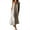 Apricot, variant on Chouyatou Women's Summer Spaghetti Strap Sleeveless Linen Overall Dress Casual A-Line Midi Long Beach Dress