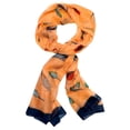 thumbnail image 5 of Multicolor Graphic Design Lightweight Summer Fall Bird Print Scarf, 5 of 10