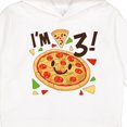 thumbnail image 3 of Inktastic I'm Three Pizza Birthday Party Toddler Hoodie, 3 of 4