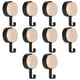 thumbnail image 5 of 10x Perchero en , Pareja Sin Clavos Uso Gran Capacidad de Carga Colgador de Llaves para Cocina Dormitorio Toal Gancho Negro Macarena Perchero montado en la pared, 5 of 6