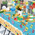 thumbnail image 4 of Pool Party Decorations - Beach Party Supplies Includes Mini Beach Balls, Bags, Plates, Cups, Napkins, Tableware, Tablecloth, Balloons, Banner - Serve 20, 4 of 6
