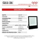 thumbnail image 2 of Qop Reflector Premium 100w  6000k 1pz, 2 of 3