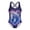 A-Dark Blue199, variant on JAJAHO Girls Athletic Swimsuit For Kids One Piece Bathing Suit Cross-Back Cartoon Printed Full Coverage Beachwear For Girls 5-14 Years Casual Swimwear