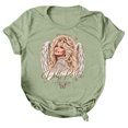 thumbnail image 2 of Women's Dolly Country Music Legend Shirts Casual Graphic Tee Short Sleeve Crew Neck Top Vintage Retro Loose Fit Shirt T Shirt, 2 of 5