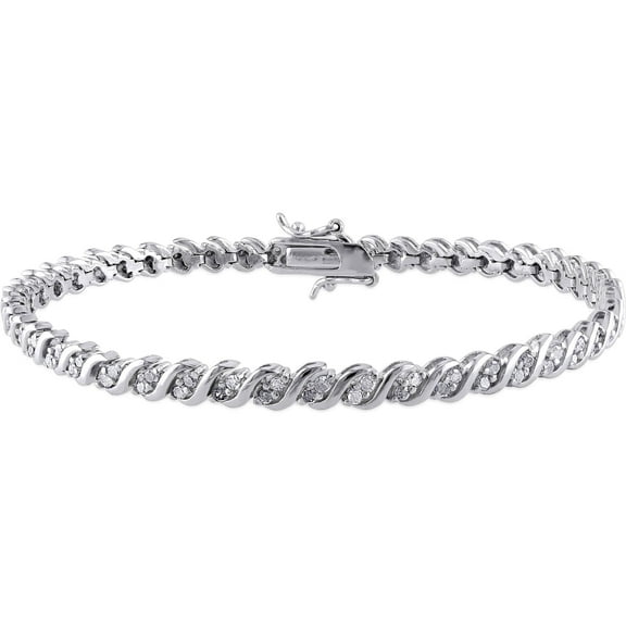 Everly Women's Diamond Diamond Sterling Silver Tennis Bracelet