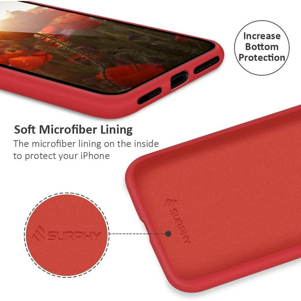 SURPHY Silicone Case for iPhone X iPhone Xs Case, Liquid Silicone Protective Phone Case Cover (Full Body, Soft Case - Walmart.ca SURPHY Silicone Case for iPhone X iPhone Xs Case, Liquid Silicone Protective Phone Case Cover (Full Body, Soft Case - Walmart.ca