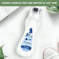 thumbnail image 3 of TELOLY White Shoe Cleaner, Shoe Whitener for Sneakers, White Shoe Polish, Best White Sneaker Cleaner for Leather, Whites, Suede, Sneakers, Stain Remover Cream 3.38oz With Soft Brush Head, 3 of 7