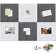 thumbnail image 1 of Tablero de mensajes de fieltro de 6 piezas (3 * negro (1) + 3 * blanco (5)) Fokelyi CZBG-ZC114-2, 1 of 6