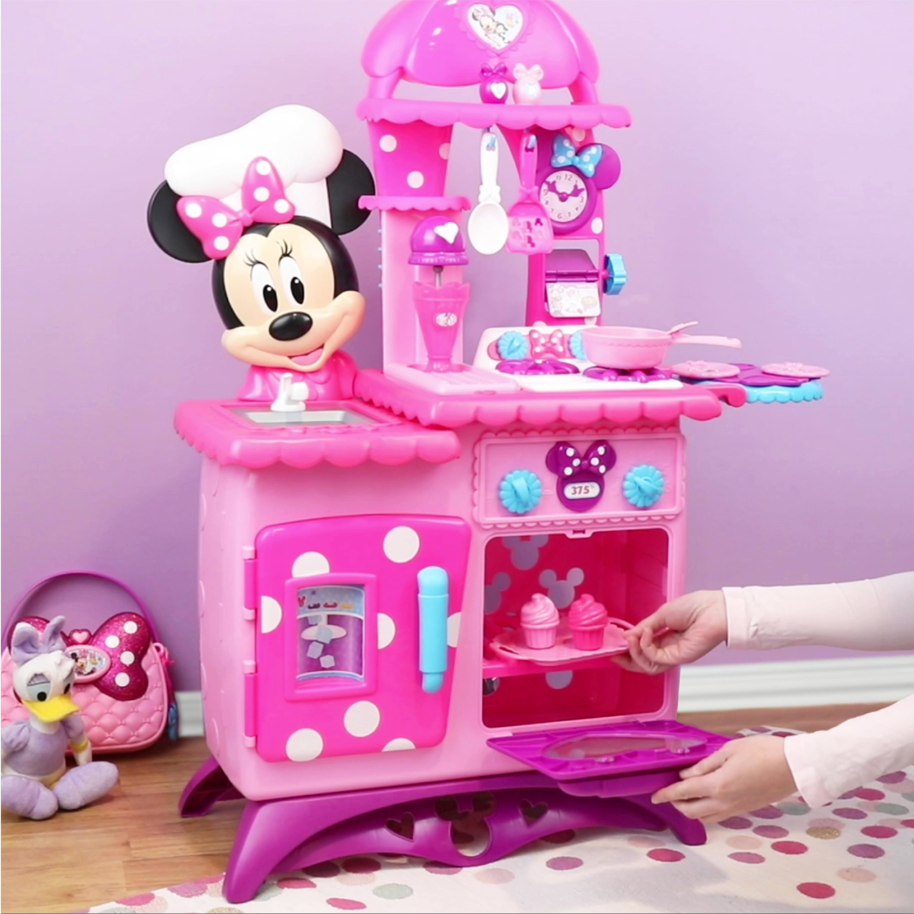 Disney Wood en Toys - Juego de té de Minnie Mouse, juego de simulación,  juguetes para niños con licencia oficial para niños a partir de 3 años