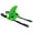 Green, variant on GARENDE Swimming Shark Fin Cartoon Swim Training Belt for Adults Girls Boys Children Pink