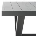 thumbnail image 6 of Safavieh Core Modern Aluminum Outdoor Dining Table, Gray, 6 of 10