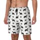 thumbnail image 1 of Fotbe Border Collie Dog Traje de Baño para Hombre – Shorts de Natación de Secado Rápido con Forro y Bolsillos-Small, 1 of 6