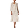 thumbnail image 1 of R&M Richards Women's Beaded Jacket Dress - Mother of the Bride Dresses, 1 of 2