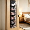 thumbnail image 6 of Behind the Door Hanging Storage Bag – 6 Compartments Mesh, 12 x 6 x 63 Inches, Large Capacity Organizer with Metal Hook, for Bedroom, Dormitory & Apartment, 6 of 7