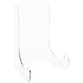 thumbnail image 4 of Plymor Clear Acrylic Flat Back Easel With Shallow Support Ledges, 6" H x 4" W x 3.25" D, 4 of 4
