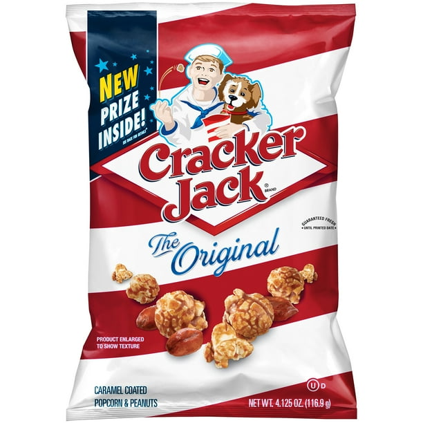 HI Cracker Jack The Original Caramel Coated Popcorn & Peanuts 4.125 oz