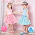 thumbnail image 3 of Flybay Princess Dress up for Girls, 27Pcs Toddler Dress up Toys Costumes Set Skirts, Shoes, Crowns, Pretend Play Birthday Gifts for 3-7 Year Old Girls, 3 of 8