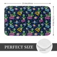 thumbnail image 2 of Daiia Monster Pizza Front Door Mat, Heavy Duty Durable Welcome Mat for Outdoor Indoor, Dirt Trapper Waterproof Super Absorbent Door Mat, 16" x 24", 2 of 7