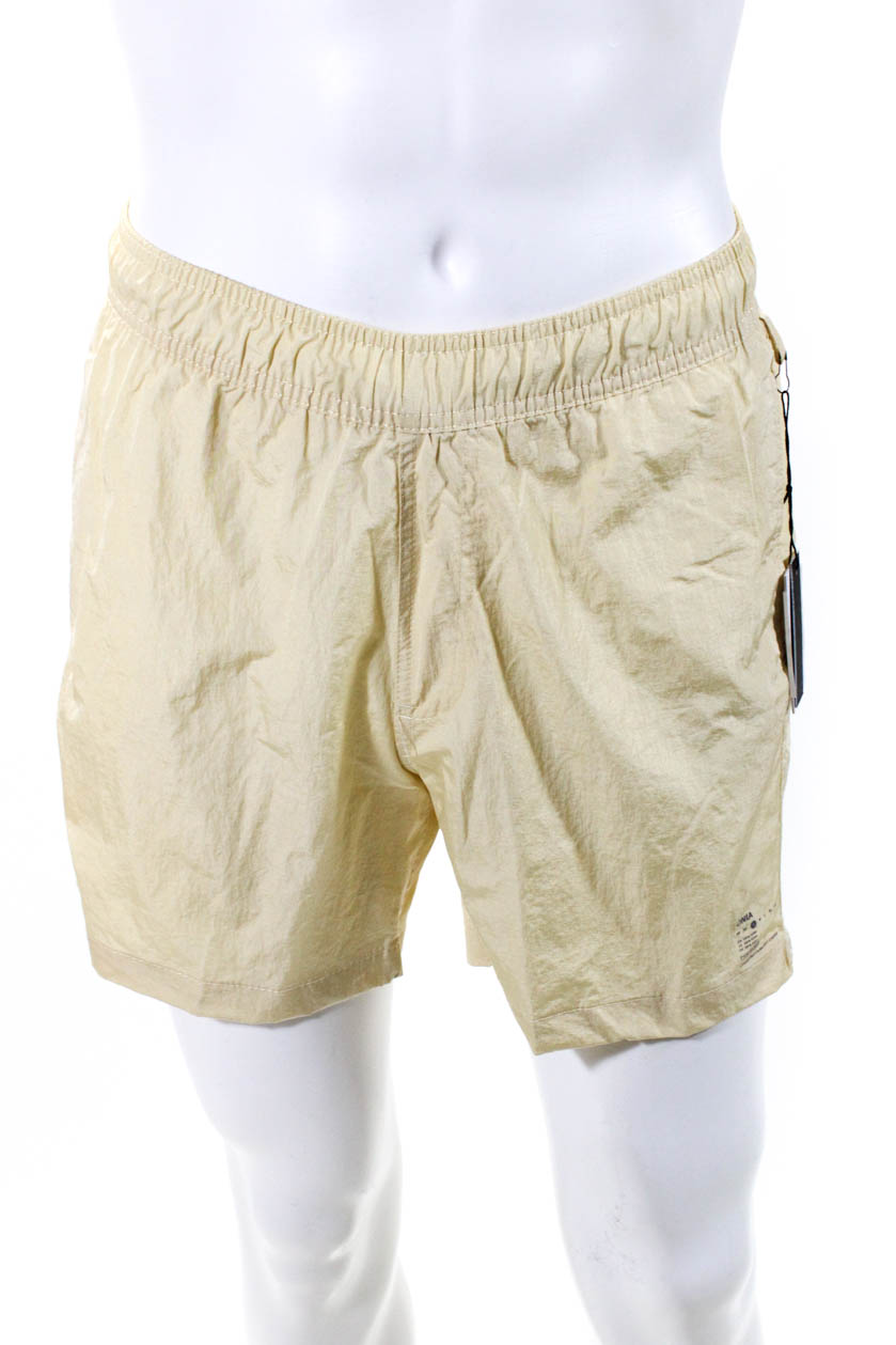 42) Nylon Hiking Cargo Shorts, Olive 