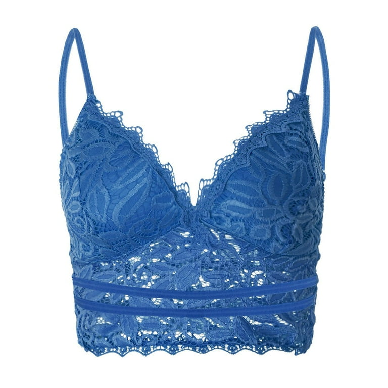 Wired Padded Scalloped Lace Bra
