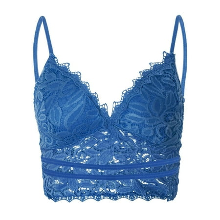 

Pntutb Clearance Womens Plus Size Vest Crop Wireless Bra Lingerie Sexy V-Neck Underwear Camisole