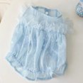 thumbnail image 4 of CSChome Robe pour Animaux Confortable Douce Respirante Motif Nœud Papillon Chien Princesse Été, 4 of 7