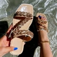 thumbnail image 1 of Sandalias de verano para mujer, sandalias planas sin cordones, zapatos romanos de cristal, sandalias informales con punta abierta, zapatillas Wmkox8yii  ytu8778, 1 of 8