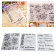 thumbnail image 4 of Accesorios de Bricolaje, Decretación Ambientalmento Amigable Con el Sello Transparente Para El Diario para la Familia para la Carta de Invitación para la Tarjeta de Felicitación, 4 of 7