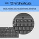 thumbnail image 4 of Teclado HP 150 con cable con teclado numérico USB negro, 4 of 7