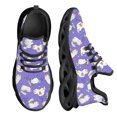 thumbnail image 1 of Zapatos de enfermera con estampado de gato de dibujos animados, suela gruesa, cómodos, con cordones, de punto, para uso médico de mascotas, 1 of 6