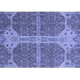thumbnail image 1 of Ahgly Company Indoor Rectangle Abstract Blue Modern Area Rugs, 8' x 12', 1 of 4