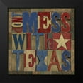 thumbnail image 2 of Reed, Tara 12x12 Black Modern Framed Museum Art Print Titled - Texas Printer Block I, 2 of 5