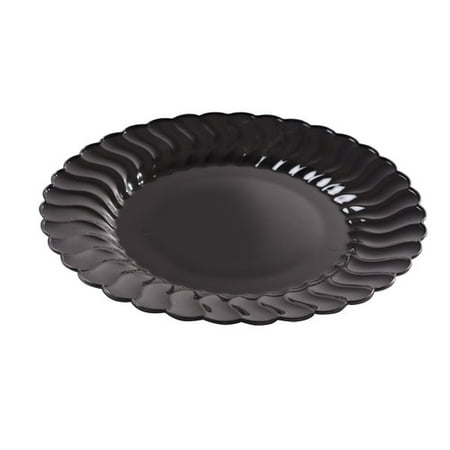 Fineline Settings, Inc Flairware Round Rippled Disposable Plastic ... Fineline Settings, Inc Flairware Round Rippled Disposable Plastic ...