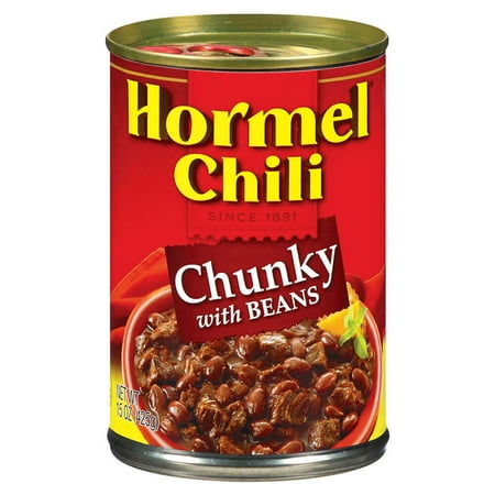 (6 Pack) Hormel Chili Chunky with Beans, 15 Ounce
