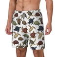 thumbnail image 2 of Uemuo Various Turtle Pattern Mens Swim Trunks Quick Dry Board Shorts with Mesh Lining, Stretch Beach Shorts Quick Dry No-Chafing Board Shorts-XX-Large, 2 of 9