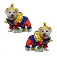 thumbnail image 1 of Dog Costume SHINY CLOWN COSTUMES Dogs As Colorful Circus Clowns(Size 1), 1 of 1