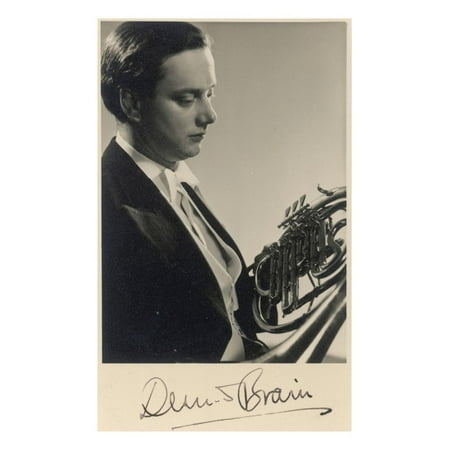 Dennis Brain Musician: Legendary French Horn Player Print Wall