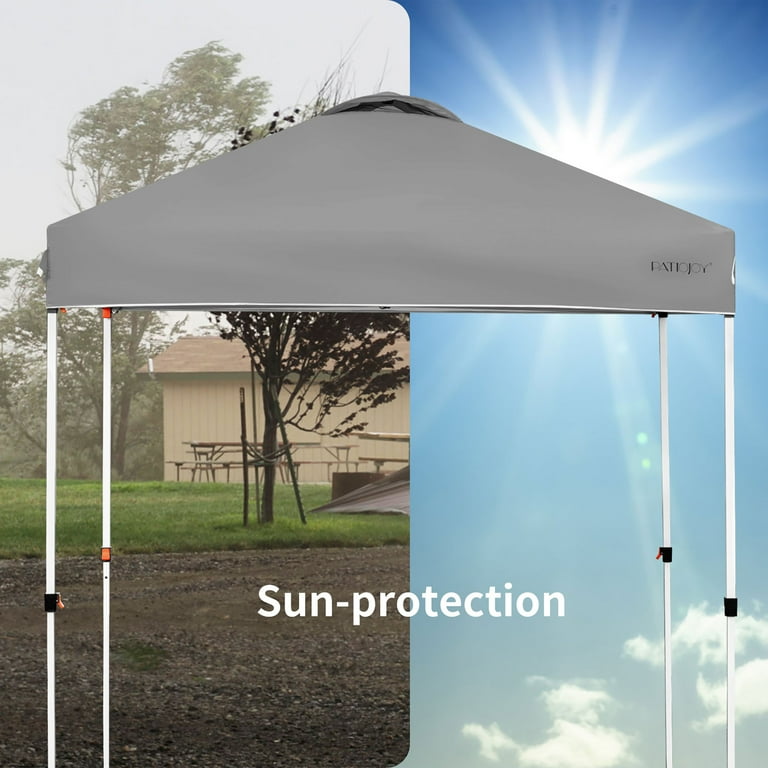 USパップテント Costway Instant Shade 6x6 FT Fold-Out Compact Beach Canopy
