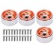 thumbnail image 1 of 4 llantas de metal de 1,9 pulgadas con 10 orificios cuadrados para coche de escalada AXIAL SCX10 1/10 RC, color dorado, 1 of 10