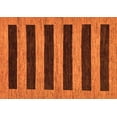 thumbnail image 1 of Ahgly Company Indoor Rectangle Abstract Orange Modern Area Rugs, 4' x 6', 1 of 4