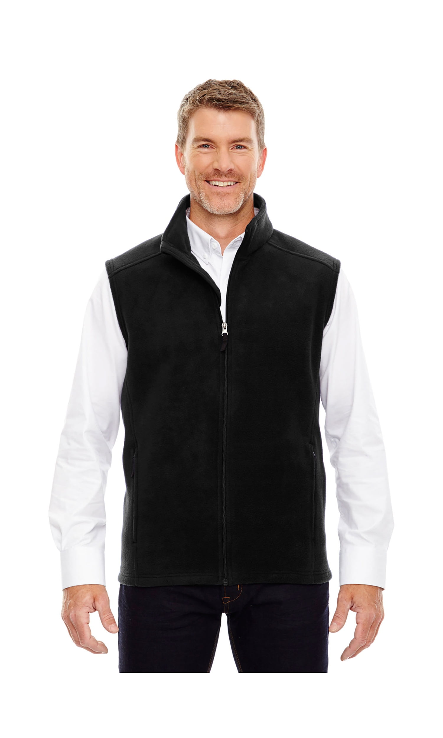 Core 365 Journey Men's Tall Zipper Fleece Vest, Style 88191T
