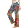 thumbnail image 2 of FREEAMG Childish Pajama Pants for Women Sleepwear Pants Pjs, 2 of 5