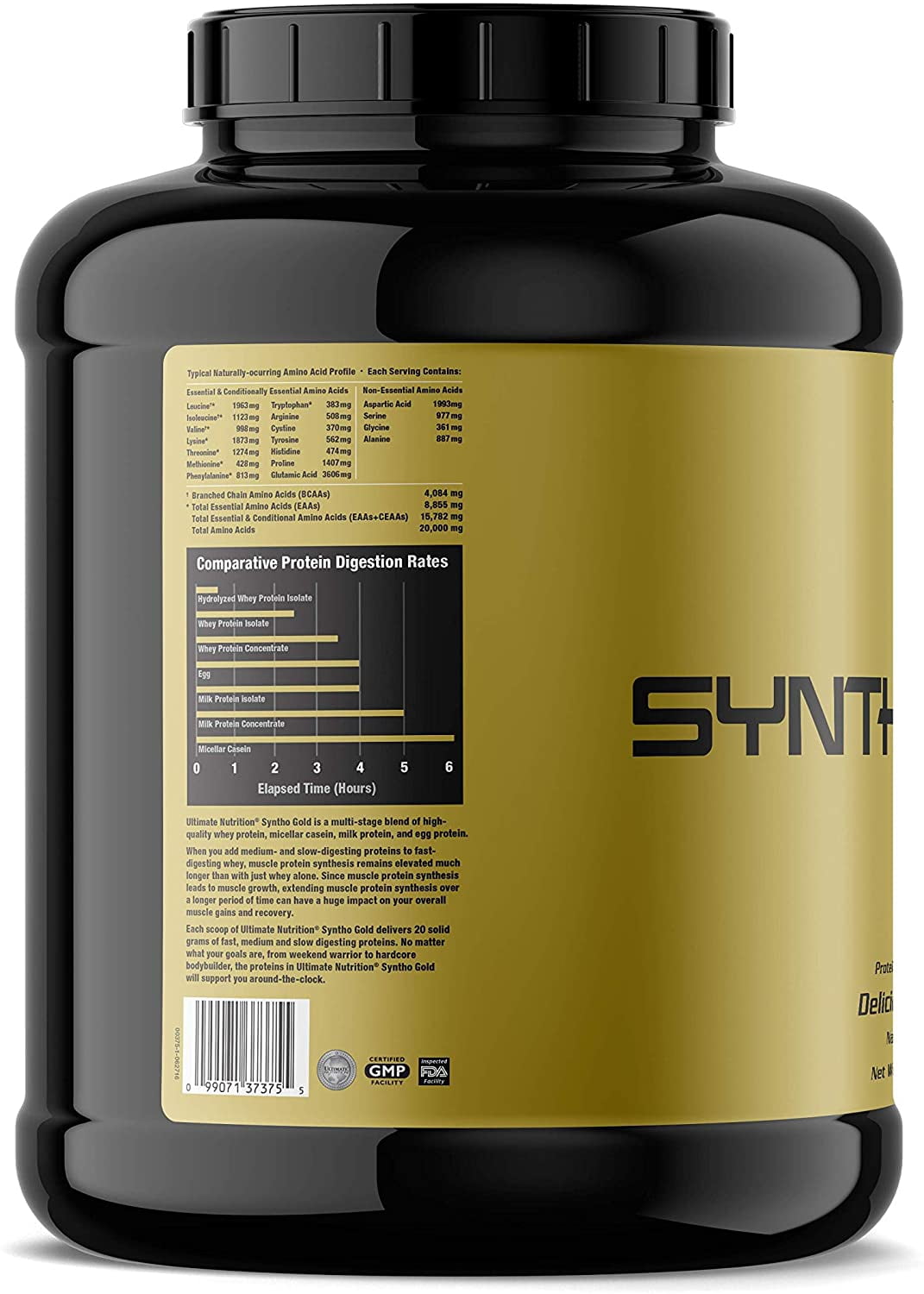 Ultimate Nutrition Syntho Gold Whey Protein Isolate-Powder-65 Servings, Vanilla.