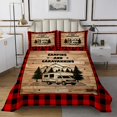 thumbnail image 1 of Erosebridal Rustic RV Car Coverlet Set King, Camper Bedding Set, Jungle Adventure Decor 3-Piece, 1 of 5
