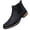 Black, variant on Mens Classic Western Cowboy Boots,Men's Western Cowboy Chelsea Boots Classic Square Toe Cowboy Casual Work Ankle Boots Retro Stylish Slip On Casual Dress Boot