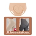 thumbnail image 4 of INNERSY Seamless High Waisted Underwear for Women No Show Stretch Panties Briefs 3 Pack(XL,Caramel Tone), 4 of 10