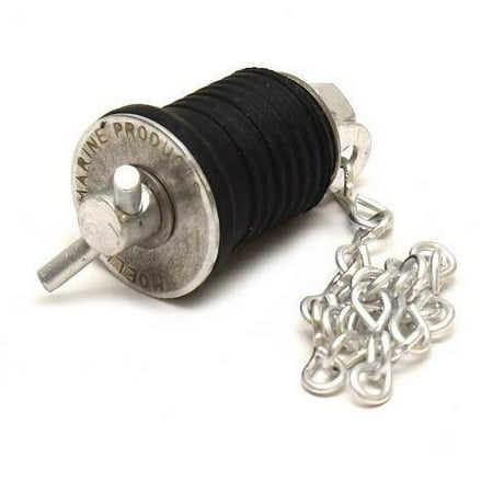 Moeller Boat Drain Plug 020895-02 | Aluminum 1 Inch Twist